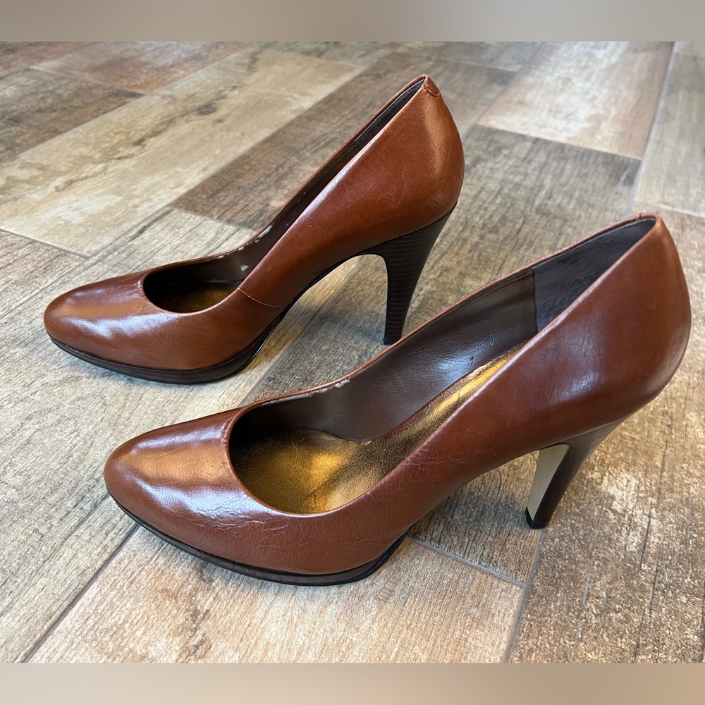 Nine West Heels - Size 8 - Cognac.